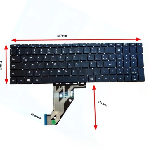 Teclado Exo Smart XQ3 XQ5 XQ7 MB3661022 Español - Imagen 2